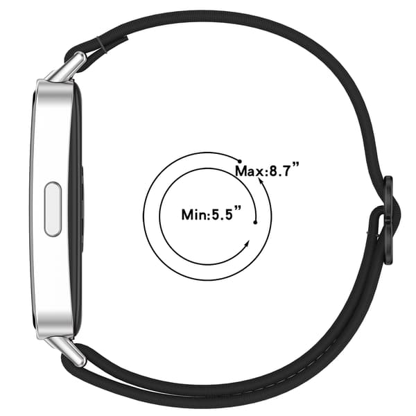 Elastisk urrem i nylon til Huawei Band 10 9 8