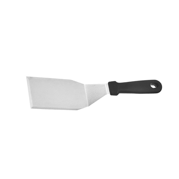 Stekspade i rostfritt stål med triangulärt huvud för BBQ och Teppanyaki