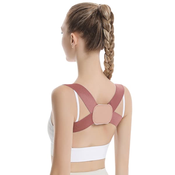 Usynlig Posture Corrector Komfortabel Støtte Pink L Pink L