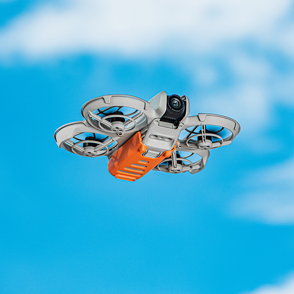 Skyddsfodral för DJI NEO Batteri med Landningsställ - Grå Orange