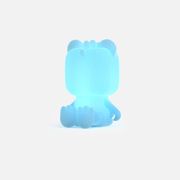 Söt Nattlampa Dino Multicolor