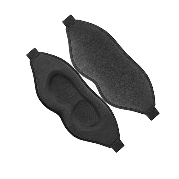 Sömnmask för kvinnor och män, 3D-konturerad ögonmask för sömn Svart