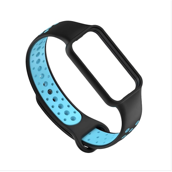 Tyylikäs ranneke Redmi Band 2:lle Musta + Sininen