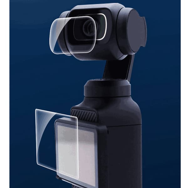 2 linssinsuojaa, 2 näytönsuojaa DJI OSMO Pocket 3:lle