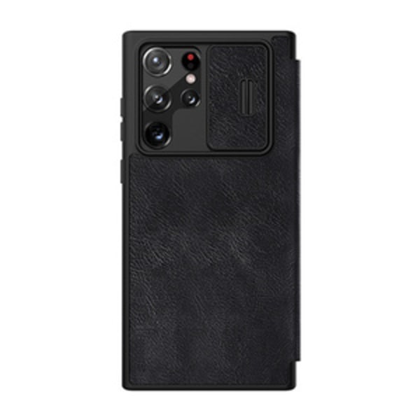 Fodral Nillkin Qin Leather Pro för SAMSUNG S22 Ultra (svart)