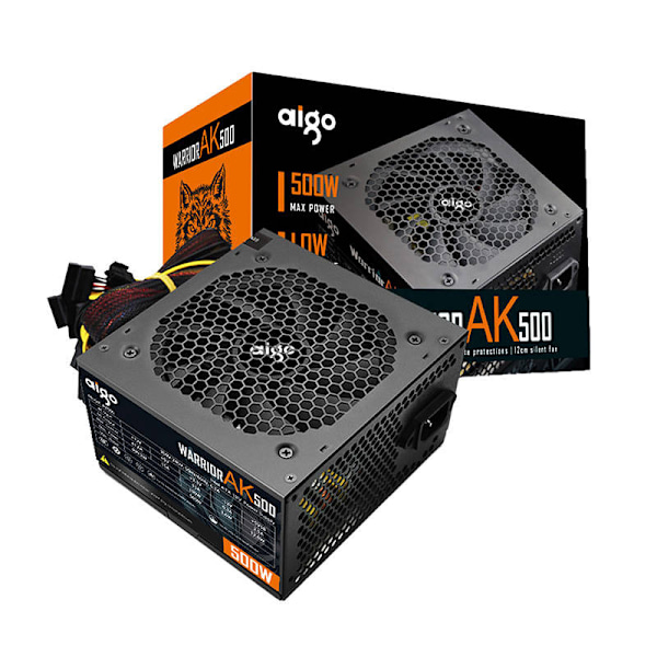 Computer strømforsyning Aigo AK500 (sort)