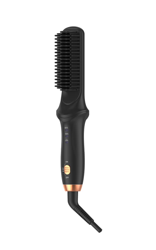 AE-510 multifunktionel hårtørrer og fladjern Black Black