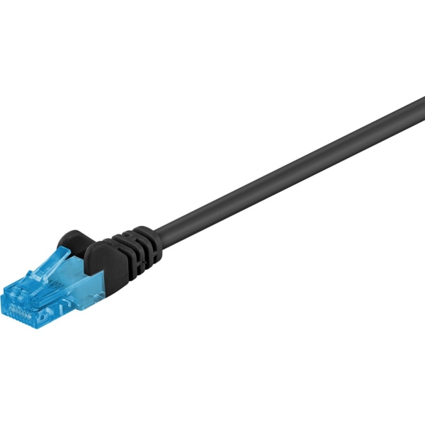 Patchkabel CAT 6A, U/UTP, svart