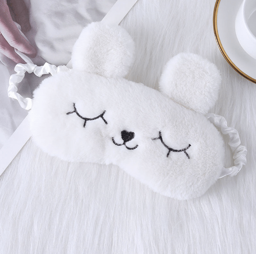 Mjuk sovmask White White