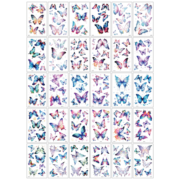 Chic midlertidige tatoveringer - 30 unikke designs