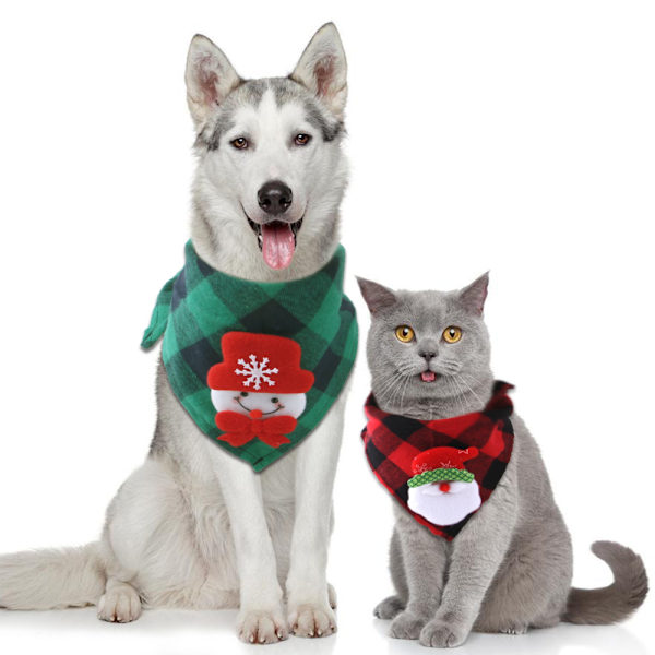 Festlig julkostym för husdjur (3-pack) Red Red