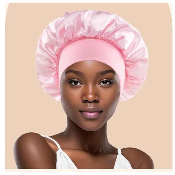 varmefri hårkrøller til natlig styling og bløde bølger – Princess Pink 9-dele sæt, polyester+plastic, sovehætte og tilbehør til morgenrutinen