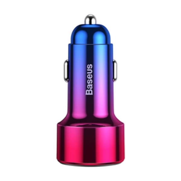 Ładowarka samochodowa Baseus Magic USB + USB-C QC 4.0 PD 45W (czerwono-niebieska) Röd