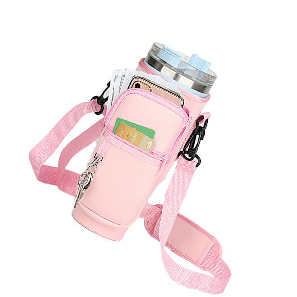 Bärväska med Mobilficka för Stanley 40oz Rosa