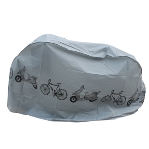 Cykelcover, regnbeskyttelse og UV -beskyttelse Silver