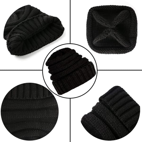 Sæt med hat, handsker og nakkevarmer Black Black
