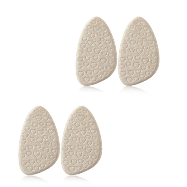 Korkeakorkoiset jalkaterän pehmusteet Heel-inserts 2-paria Beige