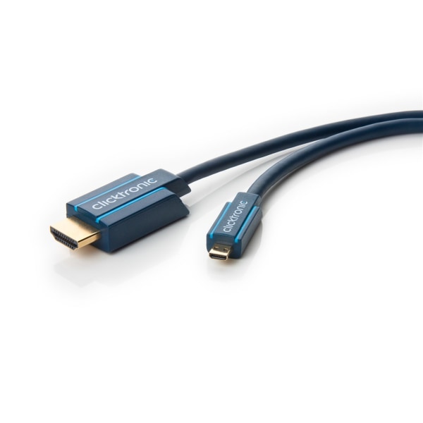 Clicktronic HDMI™ till Micro HDMI™-adapterkabel