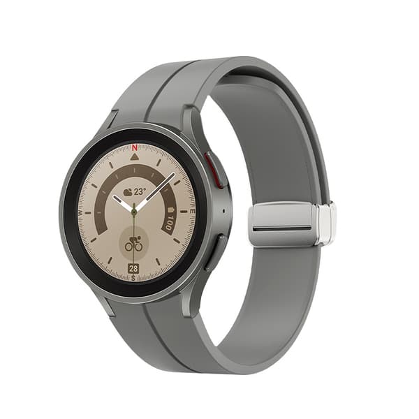 Klockarmband i Silikon för Samsung Watch 5 Pro Grey Grey