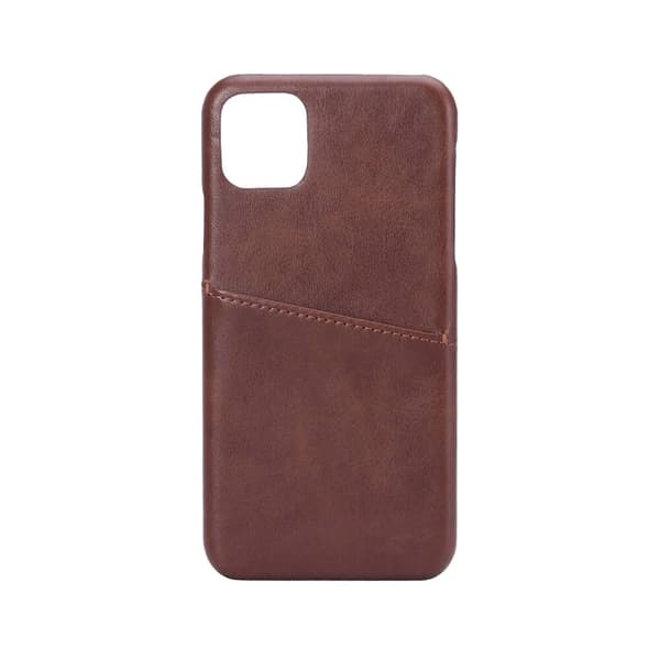 Mobilcover med Kortrum iPhone 11 Pro Max Brun