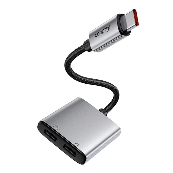 2-i-1 ljudadapter Mcdodo CA-5570 2-i-1 USB-C till 2x USB-C