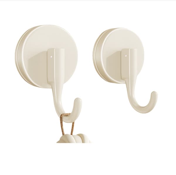 3-pack spårfria sugproppskrokar Beige Beige