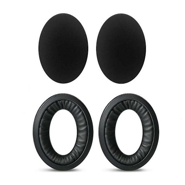 Vaihtokorvatyynyt Sennheiser HD598 HD599 HD569 HD515 HD595 HD558 Musta