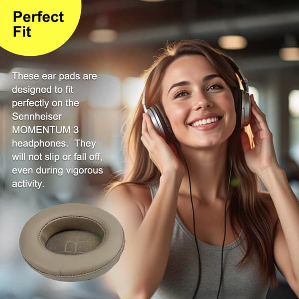 Öronkuddar för Sennheiser MOMENTUM 3 Light gold Light gold