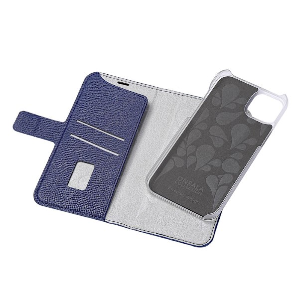 Mobilfodral Eco 2 Kortfack Navy Blue - iPhone 14 Plus