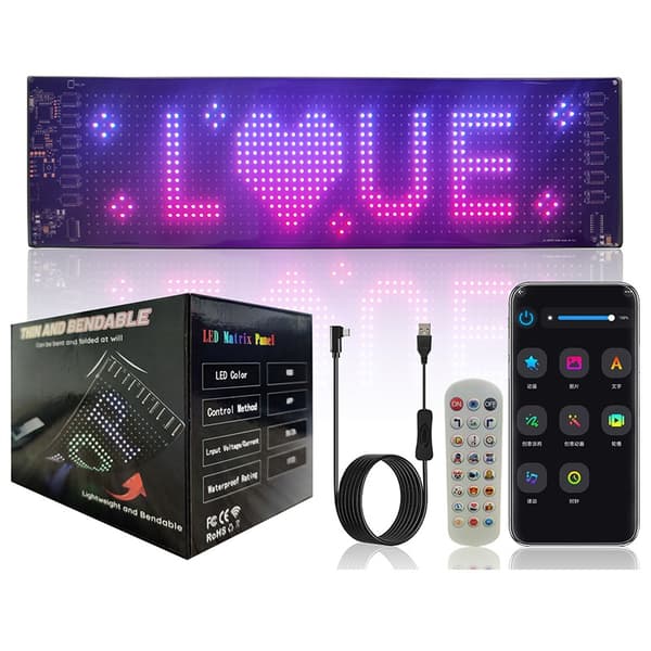 Bil Ambient Light Car Soft Screen (Devil's Eye) Smart Soft Screen - Tilpas din bil med stil! L L
