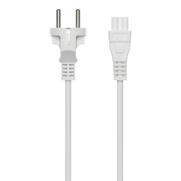 Earthed device cable, straight CEE 7/7 > IEC 60320 C5, 2m