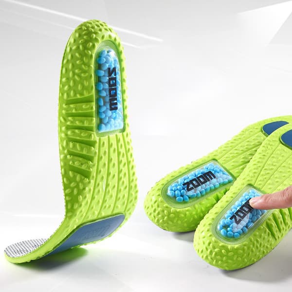 Hög elastisk PU-material grå bubbelinnersula - utmärkt stötdämpning, svettabsorption och andningsförmåga, unisex 46 46