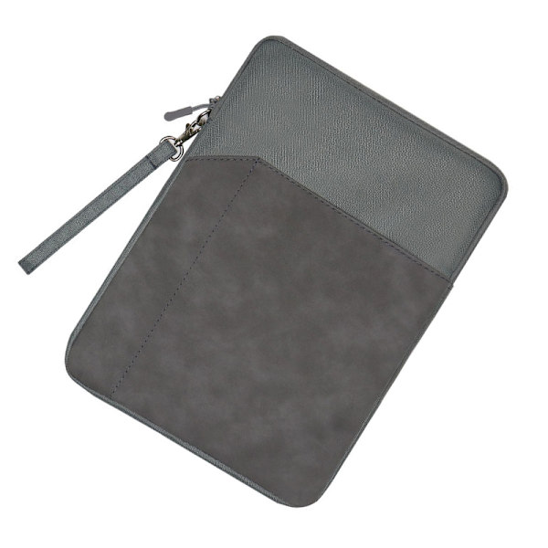 Beskyttende tablet-etui med lynlås Mørkegrå S