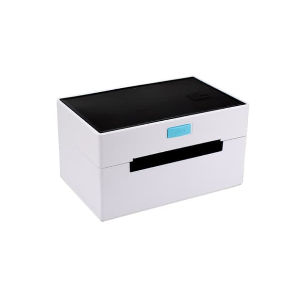 Direkttermisk etikettskrivare med USB, Bluetooth, WiFi och stativ – 160 mm/s, 203 dpi för etiketter, streckkoder och QR-koder