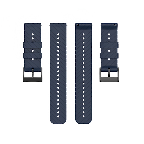 Silikontwill förlängd modell klockarmband för Garmin Forerunner 22mm Grå