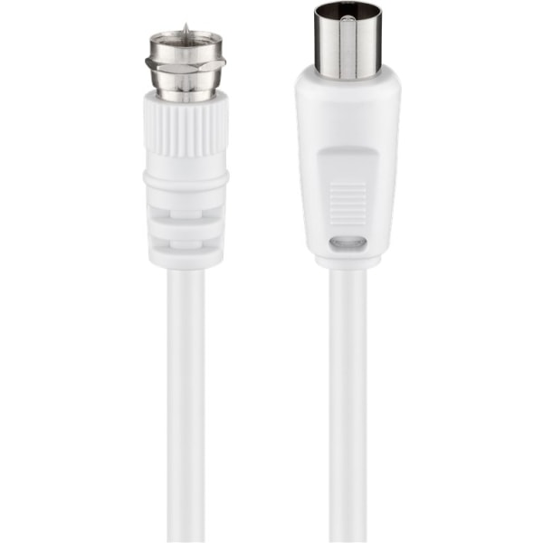 SAT-/antenn-adapterkabel (<70 dB), dubbelskärmad