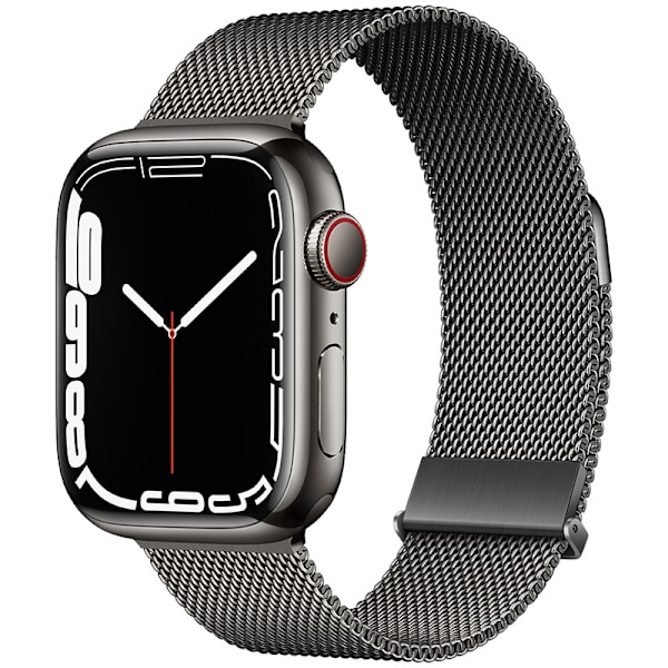 Grafitgrått Milanese Loop-armband för Apple Watch Grå S