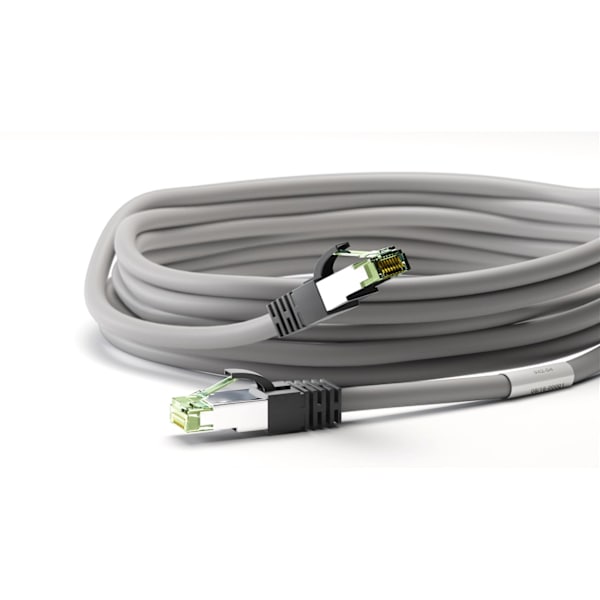 CAT 8.1 Patchkabel, S/FTP (PiMF), grå