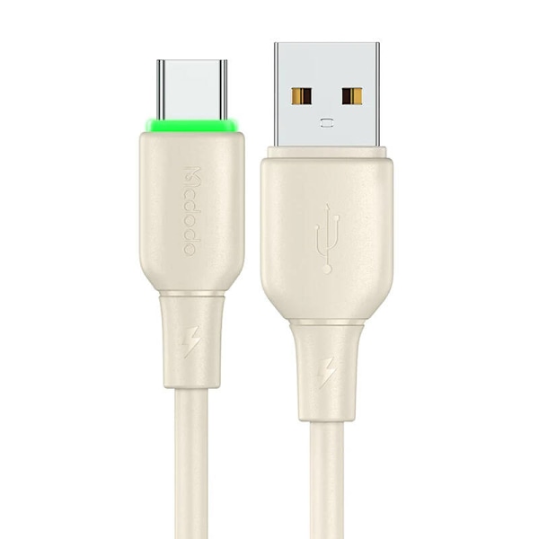 USB–USB-C-kaapeli Mcdodo CA-4750 LED-valolla 1,2 m (beige)