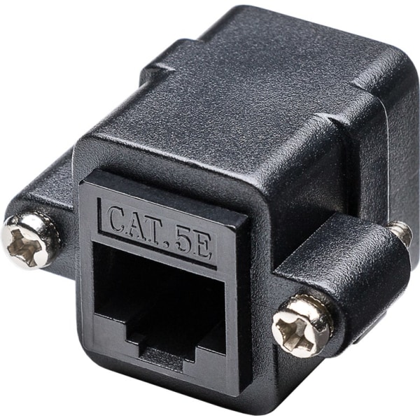 Goobay RJ45-modulkontakt/anslutning med monteringsfläns, CAT 5e