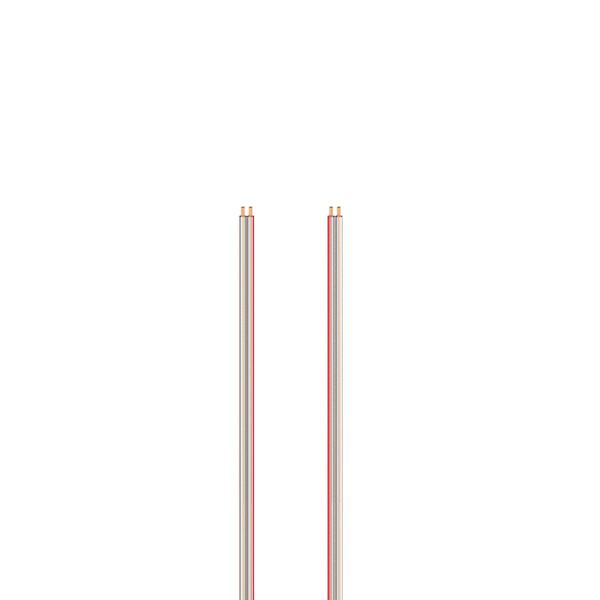 Högtalarkabel 2x0.75mm2 Transparent 10m