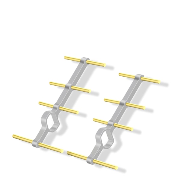 1 par 2,4-Ghz Yagi-UDA antennområdesförlängare signalförstärkare för DJI Avata/FPV Flerfärgad