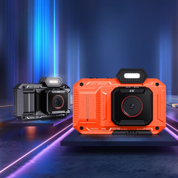Indfang minder med 4K digitalkameraet Orange Orange