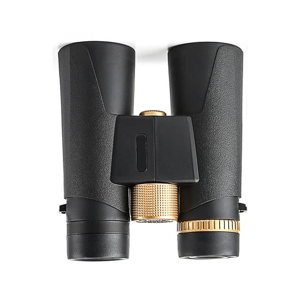 10x42 High Definition Binoculars - Neutral Gold Ring Standard Model til udendørs eventyr og naturoplevelser