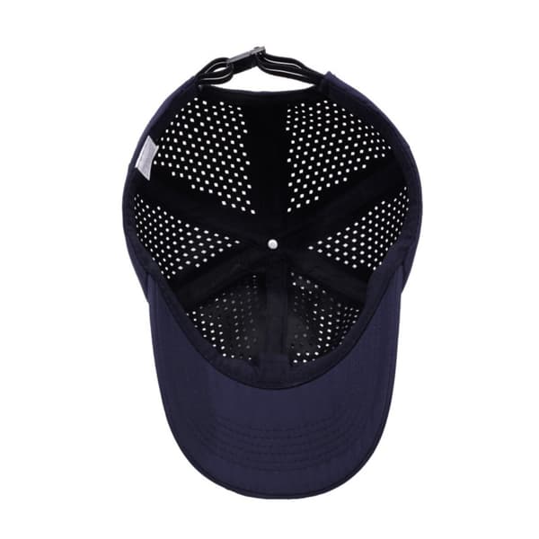 Baseballkasket i mesh polyester - åndbar justerbar pasform til sommerens cykling og solbeskyttelse, store meshpaneler og hurtigtørrende materiale Navy NavyBlue