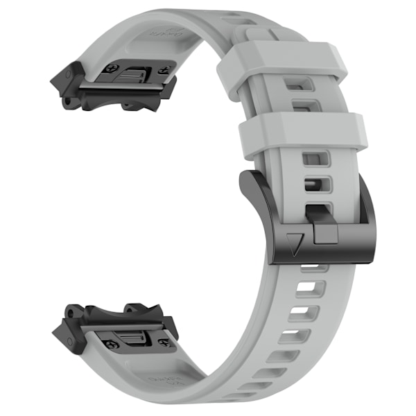 Silikonerem med tyk spænde til Amazfit T-Rex 2/3 - Grå