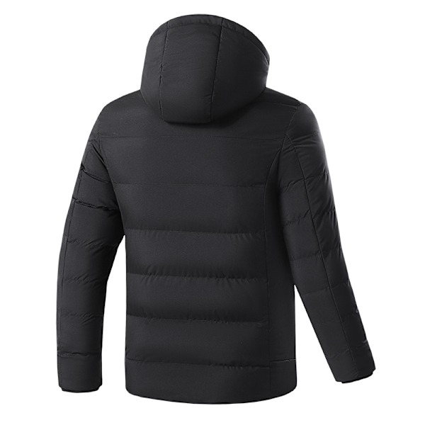 Sort Opvarmet Jakke - 11 Zone Opvarmning 6XL