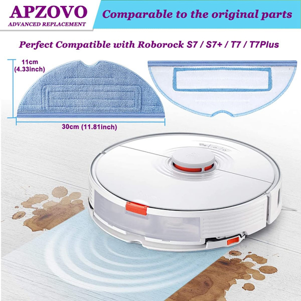 Reservedele til Roborock S7/S7 Plus/T7/T7 Plus/T7s/T7s Plus