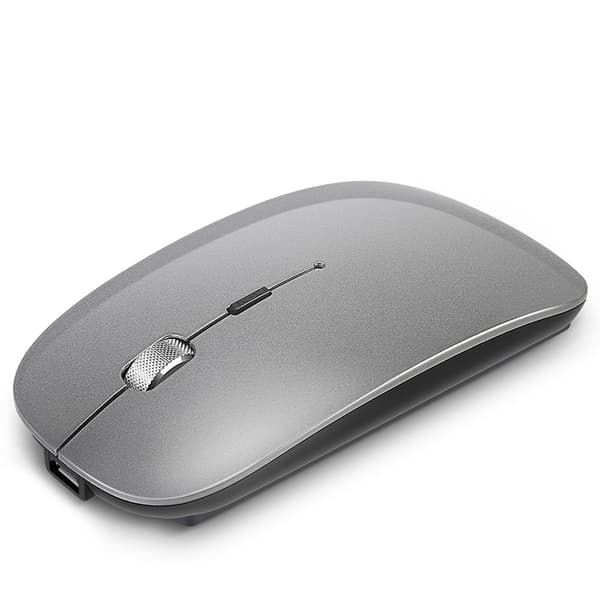 Trådløs Bluetooth Dual Mode Mus til brug med flere enheder Grey Grey