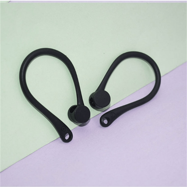 Öronkrokar i Silikon för Apple AirPods 1/2/Pro Black Black